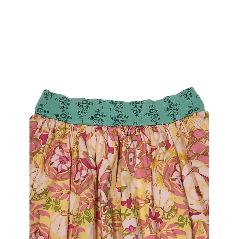 Matilda Jane Little Girls/Kids Pink Floral Skirts Playful Patchwork Size 6 - Picture 8 of 13